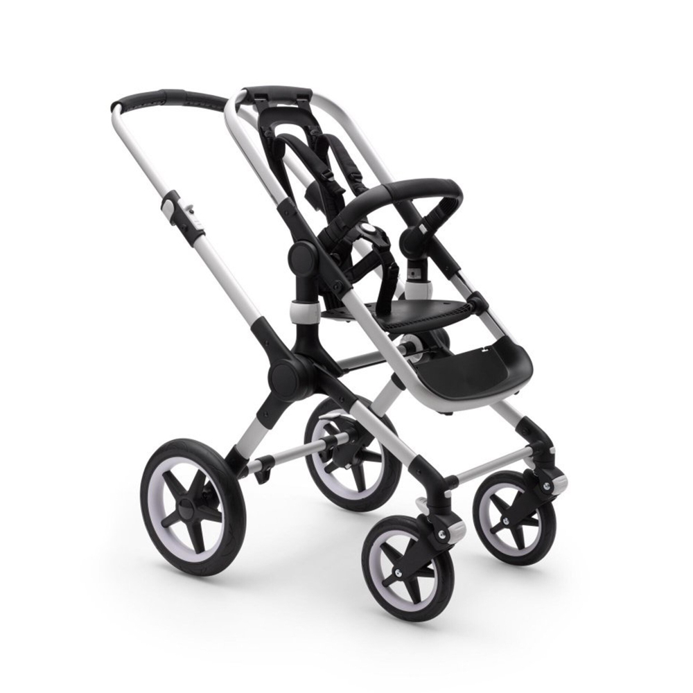 Коляска 2 в 1 Bugaboo Fox 2 Alu/Grey Melange-Grey Melange, стальной/серый меланж