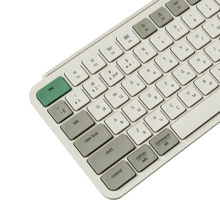 Беспроводная ультратонкая клавиатура Keychron B1 Pro, 77 клавиш, ножничные переключатели, цвет Retro Green (B1P-K12)