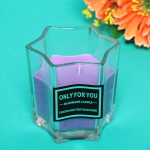 Свеча «Little Star» 7*7,5см в подсвечнике, в подарочной коробке, цвет фиолетовый LBB