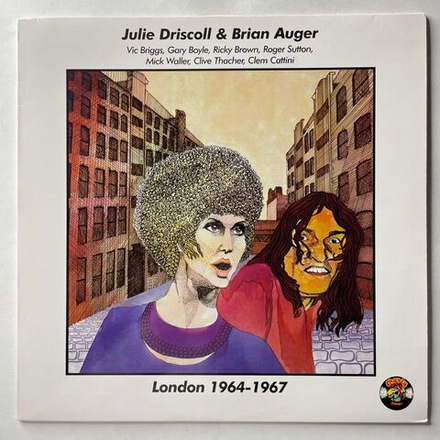 Винтажная виниловая пластинка LP Julie Driscoll and Brian Auger, London 1964 1967 (Италия 2004)