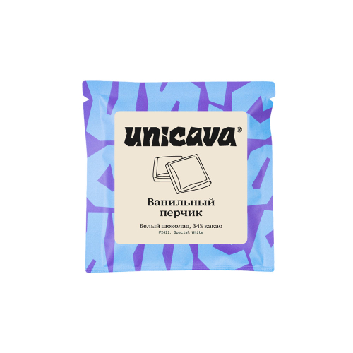Ванильный перчик, белый шоколад 34 %