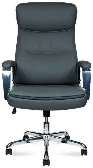 Кресло офисное Atlas (grey) серая экокожа