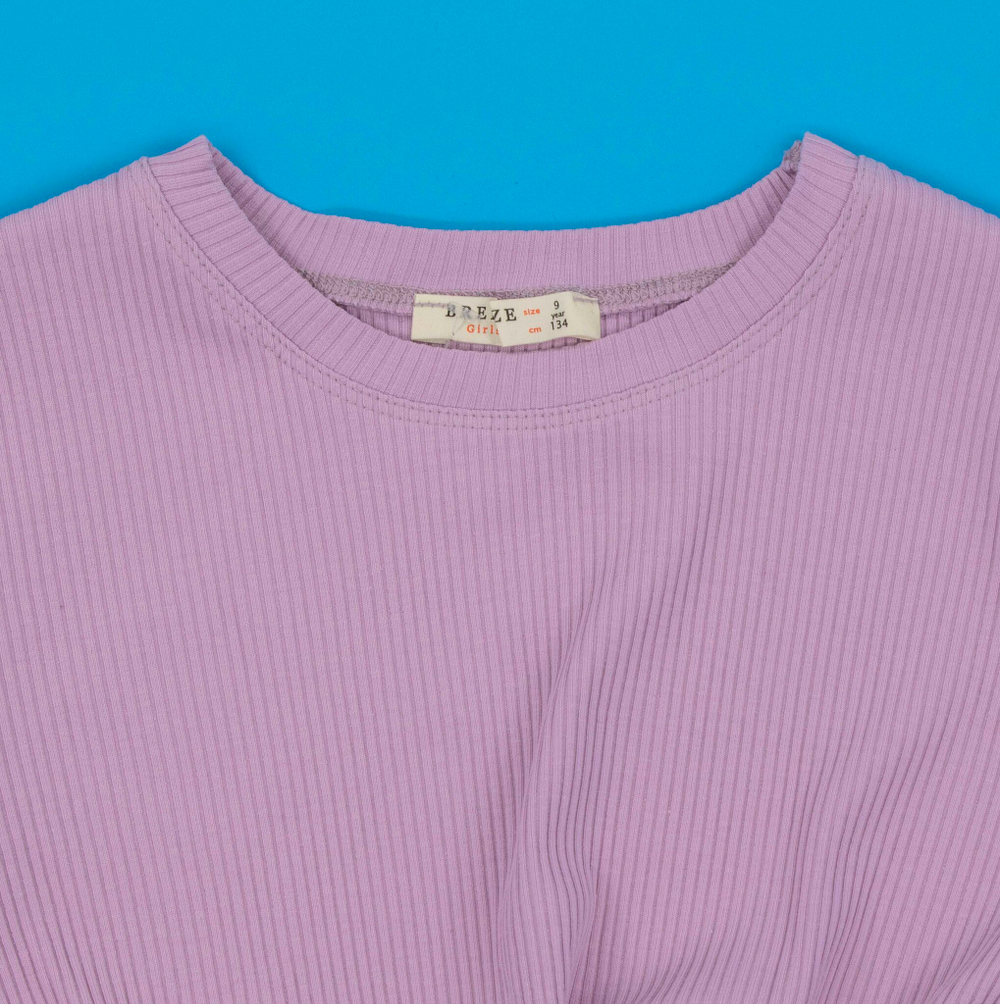 "лапша" футболка-топик узелок 4689