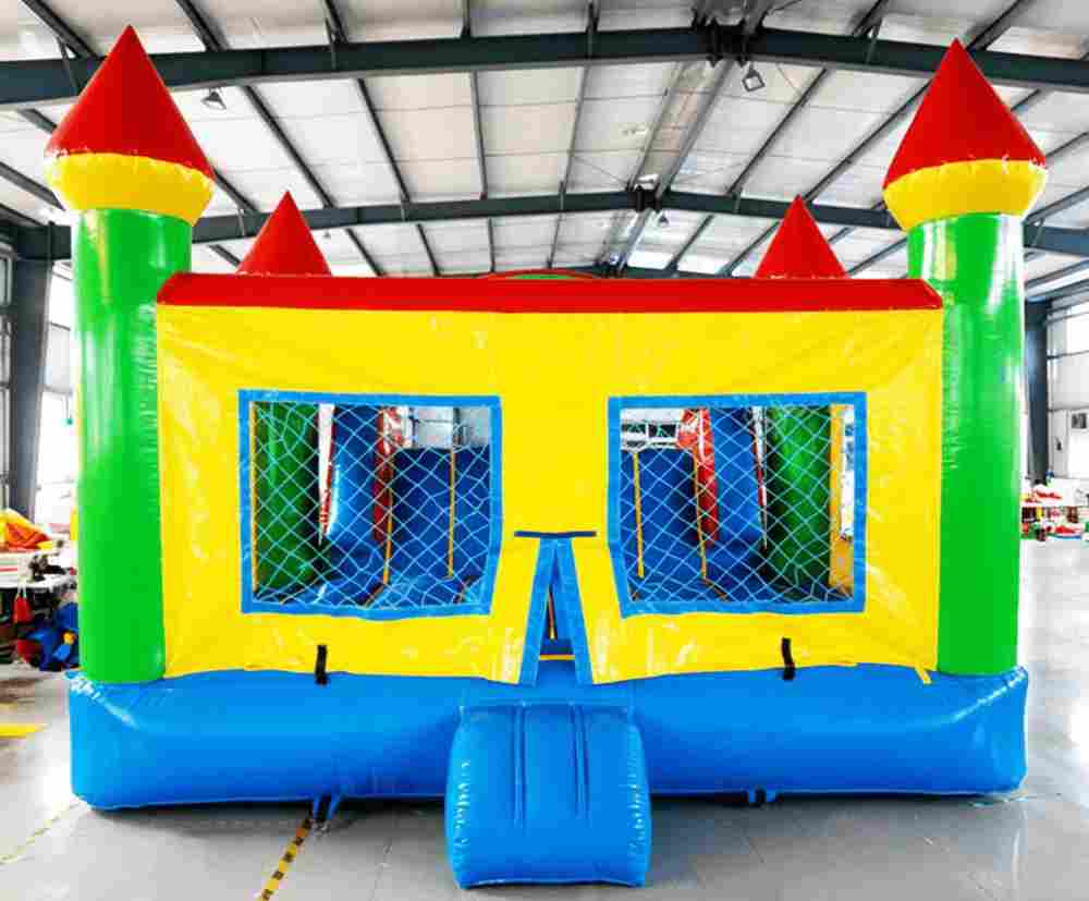 Батут с бассейном "Домик с бассейном" 7*4*3 м