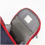 Рюкзак BRAUBERG CLASSIC, легкий каркас, премиум материал, Lion, синий, 37х32х21 см, 228829