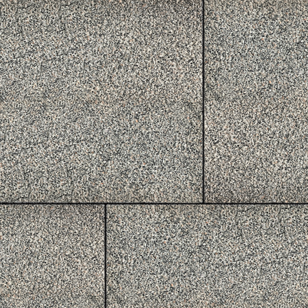 Тротуарная плитка КВАДРАТ 600х600 мм - Гранит+ Серый с черным