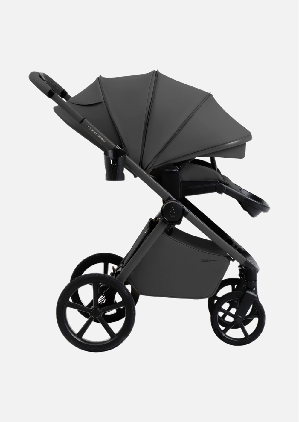 Sweet Baby Коляска 2 в 1 SBL Elegante Therma (Colore) Dark Grey