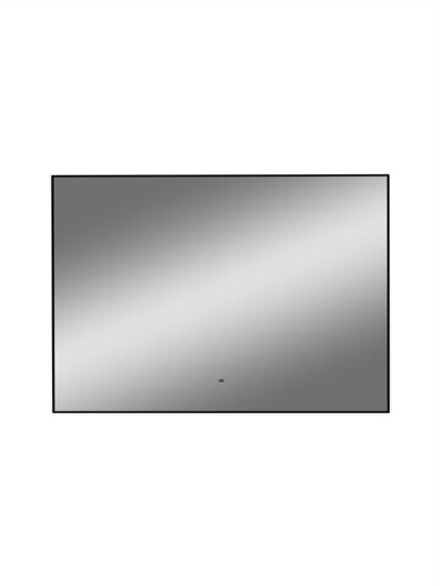 Зеркало "Amer Led" с фоновой подсветкой, бесконтактным сенсором, черной окантовкой 1000х700