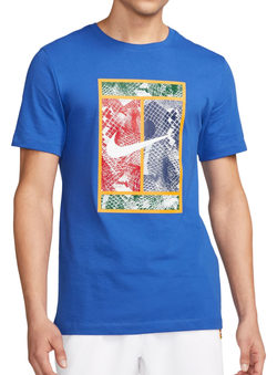 Футболка мужская теннисная Nike Court Tennis T-Shirt - game royal