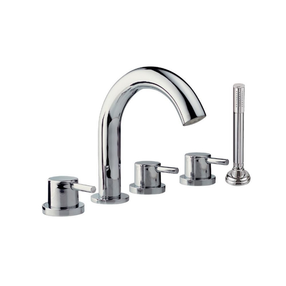 Jaquar, Смеситель для ванны на борт ванны, Florentine, 2-рычаж., Хром FLR-CHR-5277A