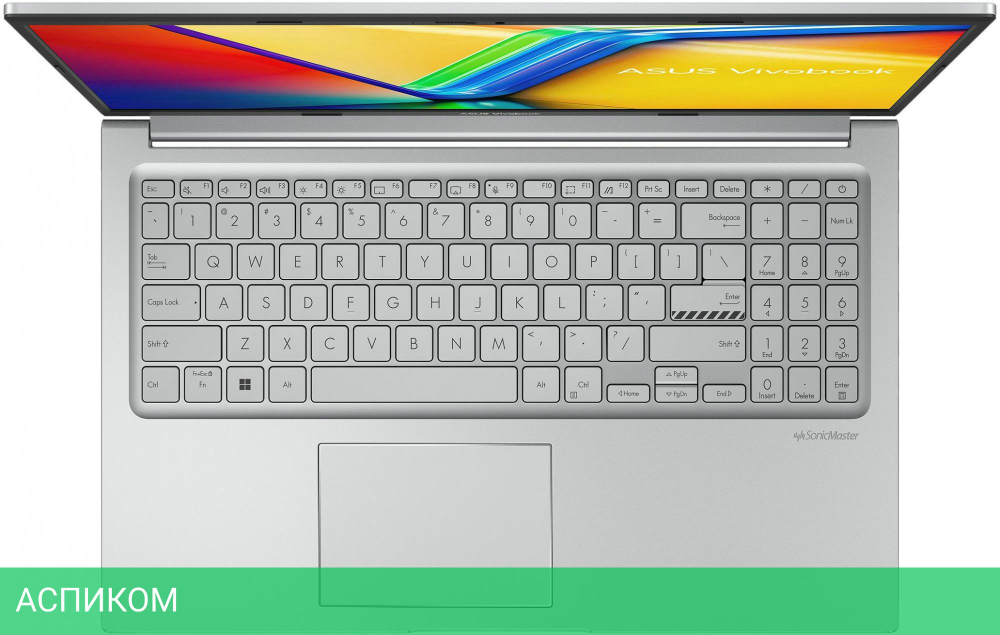 Ноутбук ASUS Vivobook 15 X1504VA-BQ2550W Cool Silver (90NB10J2-M03450)