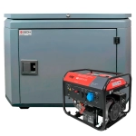 Бензиновый генератор FUBAG BS 9000 A ES с кожухом Geon 1200 RAL 7024