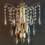 Citilux Селена CL302323 Бра хрустальное Бронза