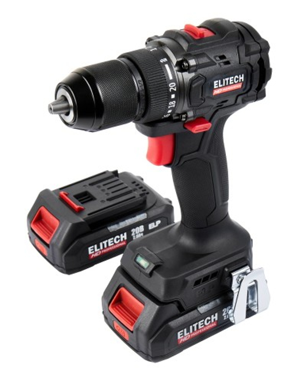 Дрель-шуруповерт аккумуляторная ELITECH CD 20SL2 (E2201.040.01) HD 205717