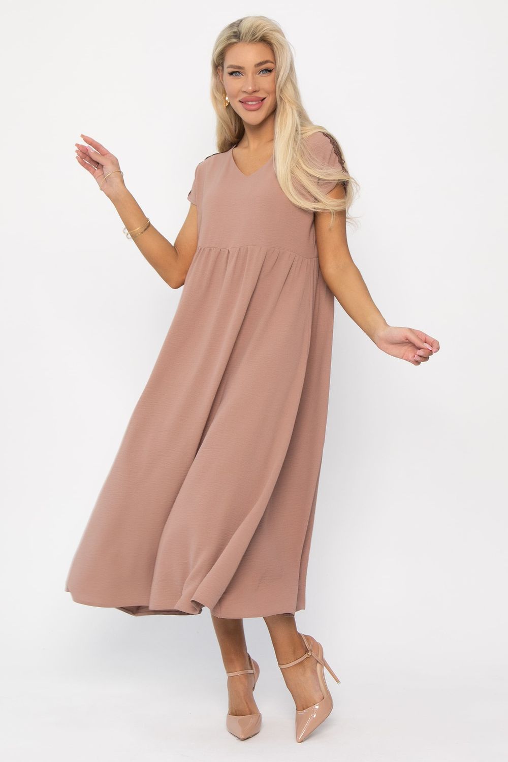 Платье Летние деньки (бежевое) П13650-18М LT Collection