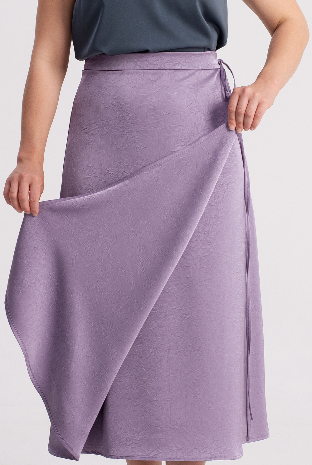 Юбка женская 3727АП, Лаванда #270Лаа013727АП