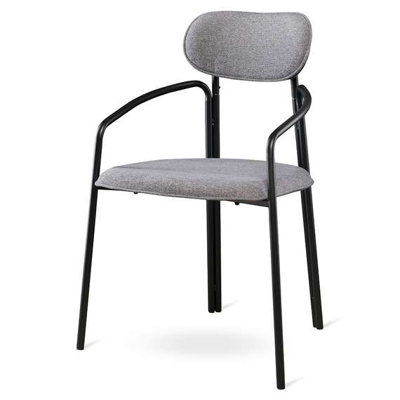 Стул Ror, Round, серая рогожка | Latitude | Купить в Hallberg.ru