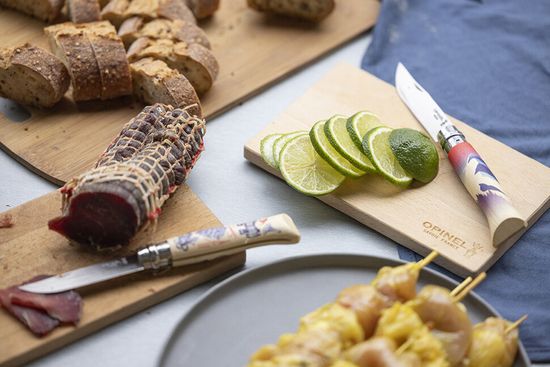 Складной нож Opinel №8, Escapade Bivouac , 002444 c клинком из стали Sandvik™ 12С27, рукоять дерево (Бук)