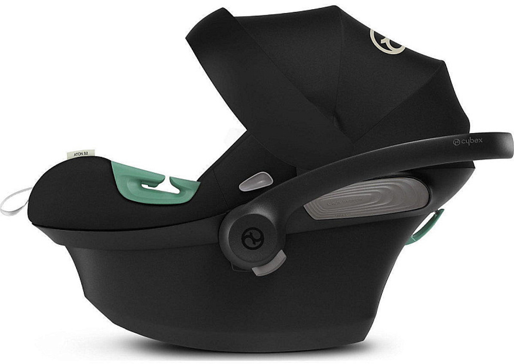 Коляска Cybex Balios S Lux SLV complete Aton S2 Moon Black 3 в 1 Stone Grey с дождевиками