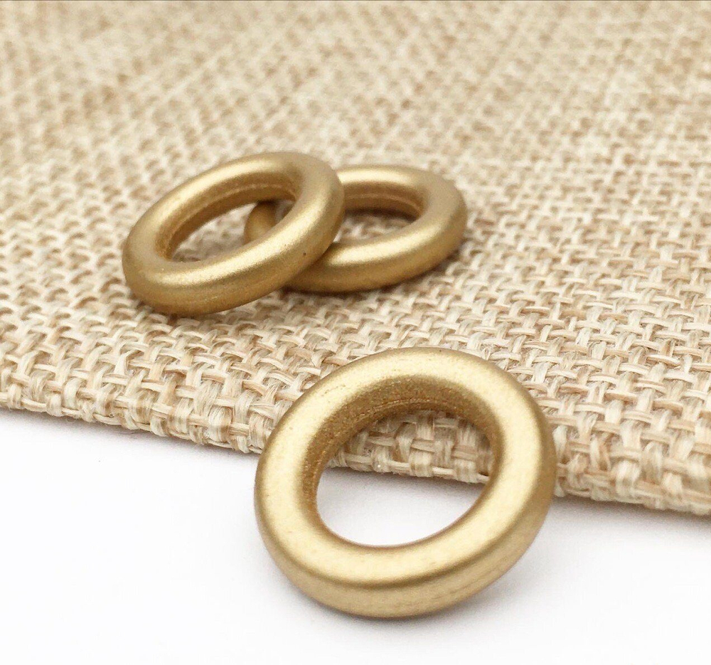 5602-2 Элемент "Кольцо" 16мм, акрил, позолота