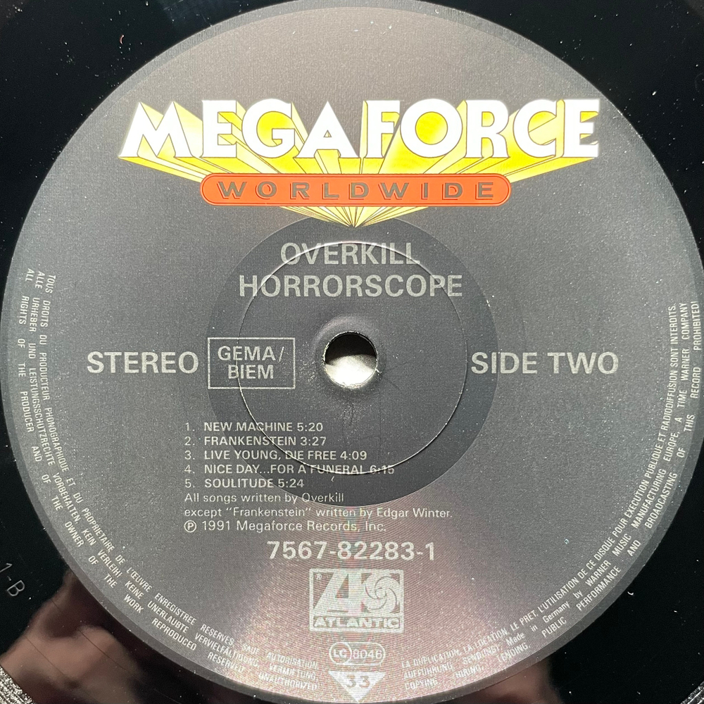 Overkill ‎– Horrorscope (Германия 1991г.)