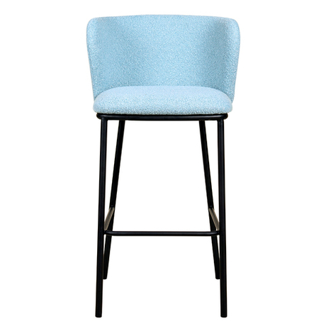Стул барный Bergenson Bjorn Foggy букле голубая пудра