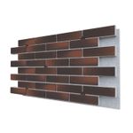 Негорючая термопанель ППС PRO Beryoza Ceramica Arta Терракотовый 0,612 м², 1020x600 мм