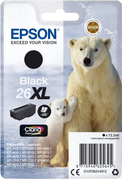 Epson C13T26214022 струйный картридж Подлинный Черный 1 шт
