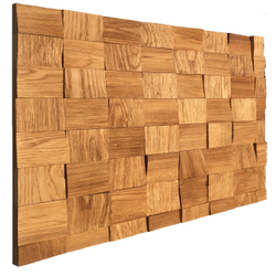 Деревянная мозаика для стен Wood Mosaic Капа Дуб