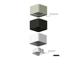 Ambrella Корпус светильника накладной для насадок 70*70mm DIY Spot C7833