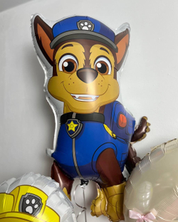 Воздушные шары на день рождение Щенячий патруль/Скай/Эверест/Гонщик/Маршал/Крепыш №3235