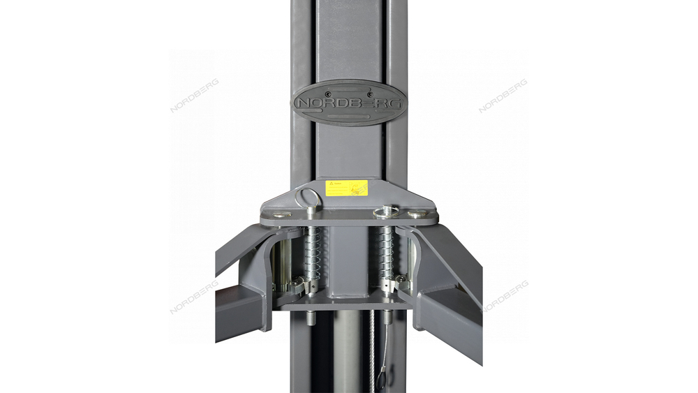 Подъемник двухстоечный 4 т, верхняя синхронизация, H=3,6 м, 220 В, серый NORDBERG N4120H-4G_3+2_220