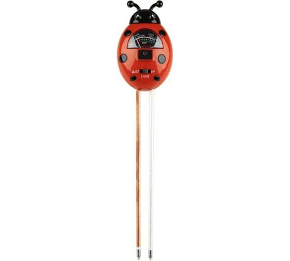 ИЗМЕРИТЕЛЬ КИСЛОТНОСТИ, ВЛАЖНОСТИ,ОСВЕЩЕННОСТИ ПОЧВЫ/БОЖЬЯ КОРОВКА