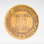 France, 50 Centimes 1925 - Chambers of Commerce, VF