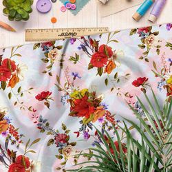 Ткань футер 2-х нитка страстное поле