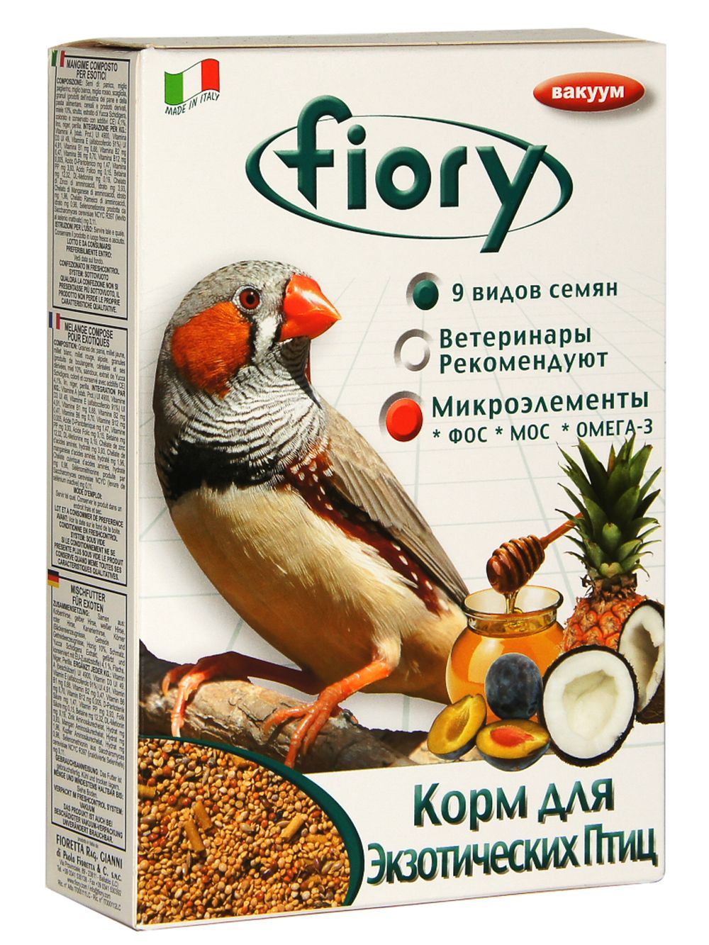 Корм для экзотических птиц FIORY Esotici