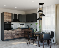 Кухонный гарнитур угловой Бланка 2400х1600 (38мм)