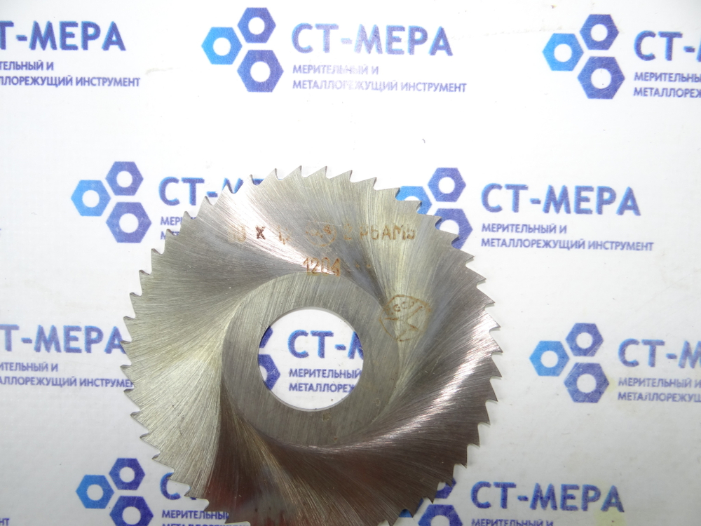 Фреза отрезная  по металлу 80х1.2х22мм. z=48 Р6АМ5 с фаской без ш/п