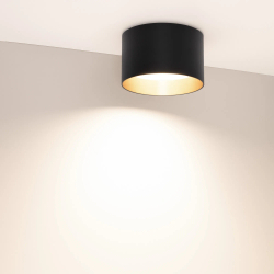 Светильник SP-BISCOTTO-R140-15W Warm3300-MIX (BK-GD, 80 deg, 230V) (Arlight, IP54 Металл, 5 лет) 055027