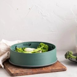 GreenPan Крышка-пароварка 24 см зеленая