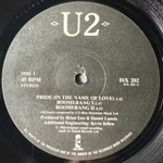 U2 ‎– Pride - In The Name Of Love (Англия 1984г.) 12", 45 RPM