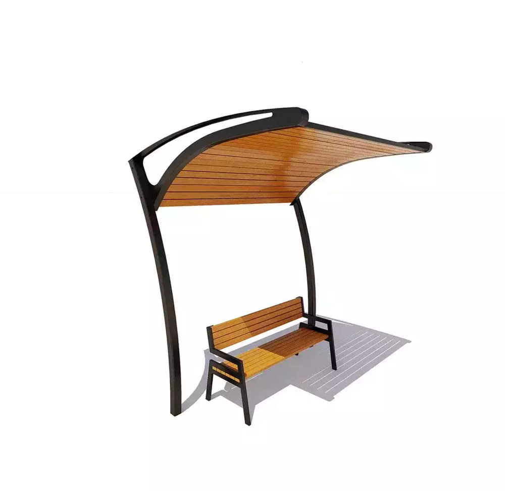 Пергола "Волна", сосна, дуб