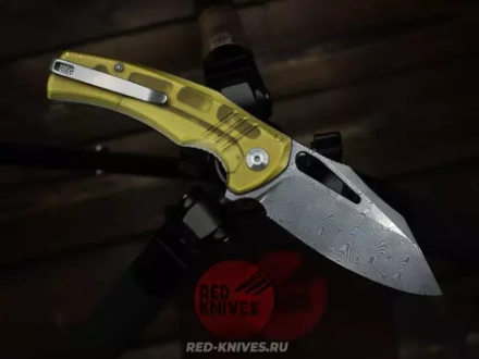 Нож складной CIVIVI BullTusk C23017-DS1 сталь Stainless Damascus, рукоять Ultem
