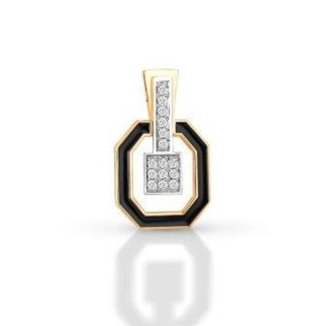 Подвеска из золота с фианитами