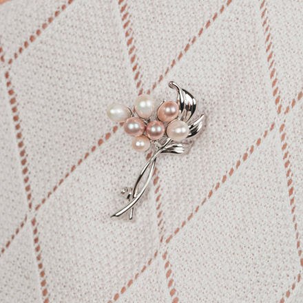 Брошь Fiore Luna Нежный Букет Zircon XR07164A2 S