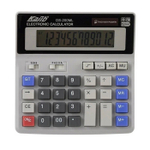 Калькулятор настольный Kajib 12 Bit, LCD, 16.2*17 см, серый