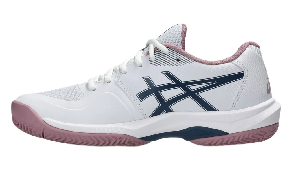 Женские Кроссовки теннисные Asics Game FF Clay/OC - white/independence blue