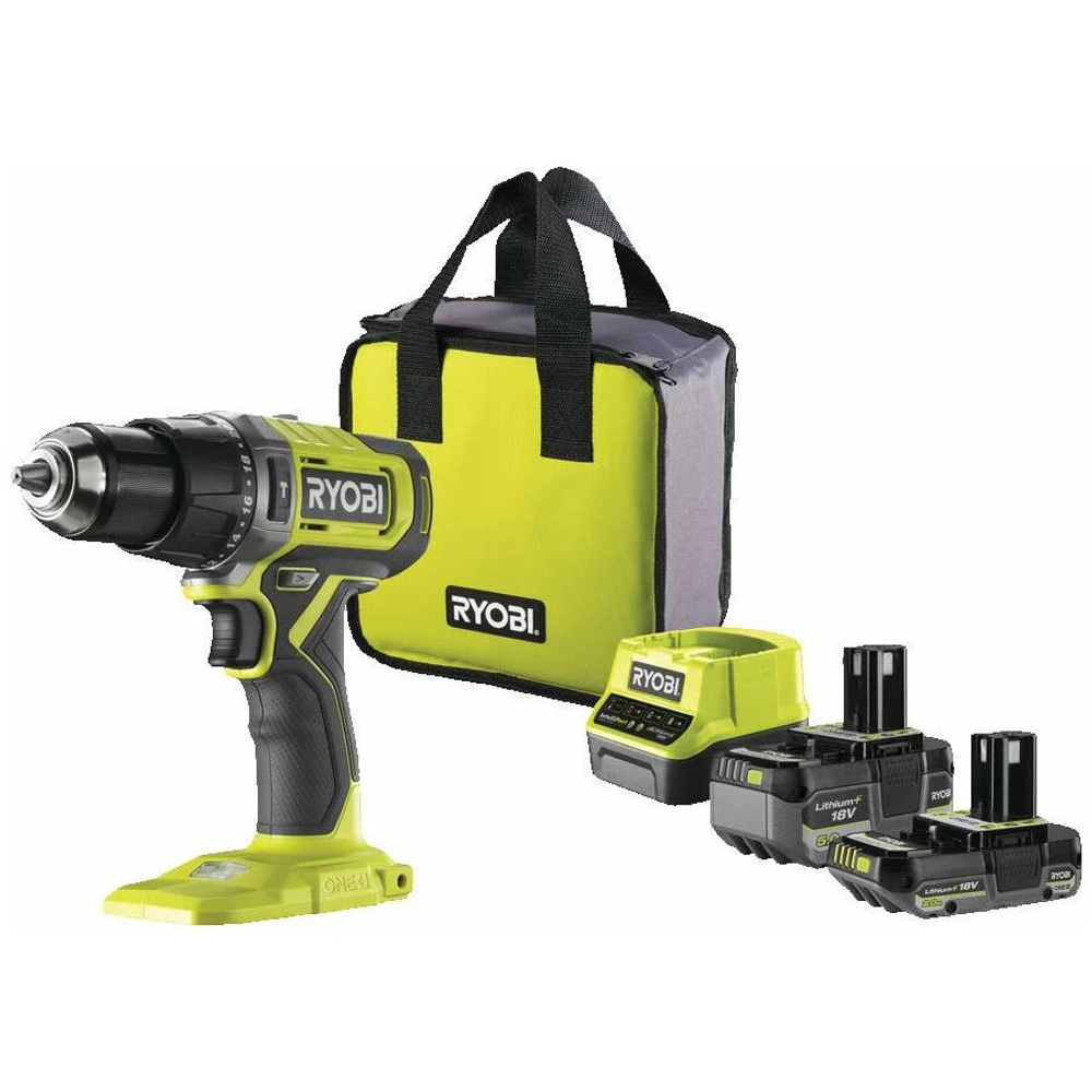 Дрель-шуруповерт ударная Ryobi RPD18-2C52S 5133005526 18В