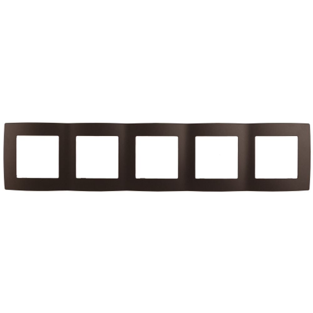 12-5005-13 ЭРА Рамка на 5 постов, Эра12, бронза | Эра 12 Бронза