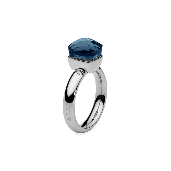 Кольцо Qudo Firenze dark blue 18.5 мм 611061/18.4 BL/S размер 18,5